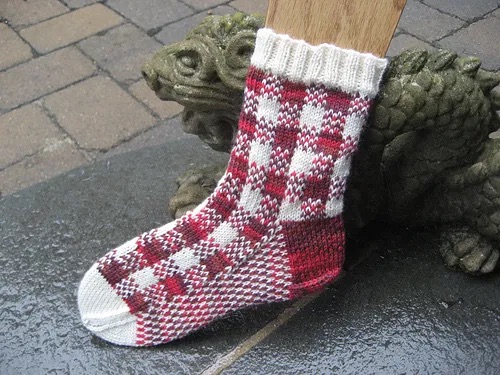 Photo of gingham socks
