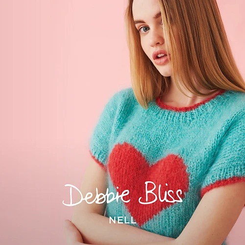 Blue sweater with red heart