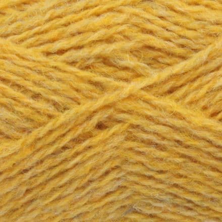 Close up yarn in color: yellow