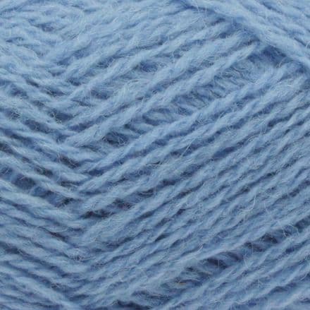 Close up yarn in color: light blue