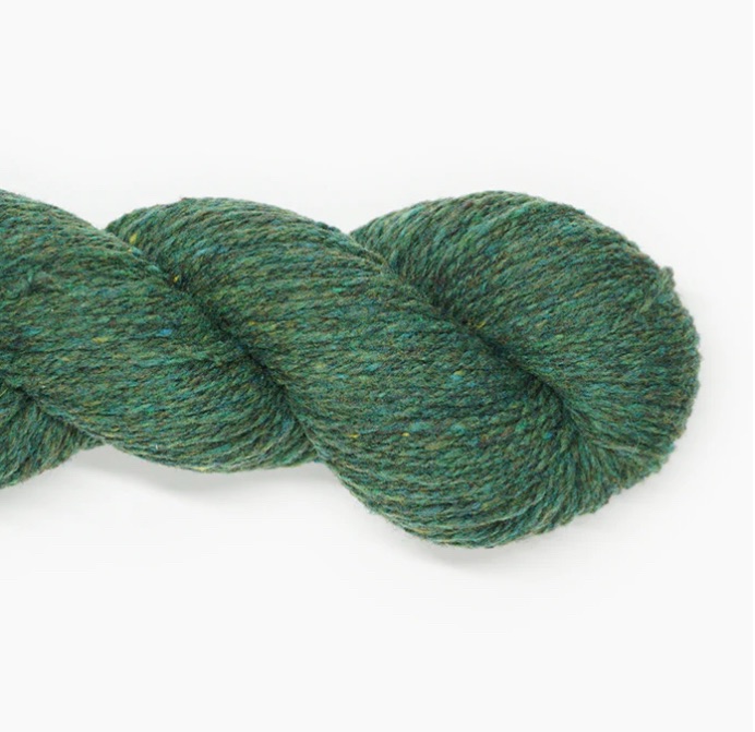 Skein of green yarn